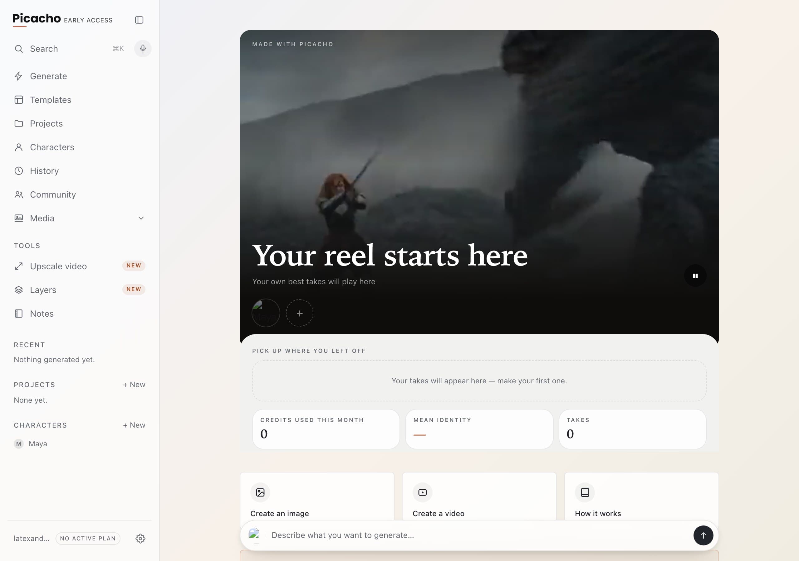 Your first screen